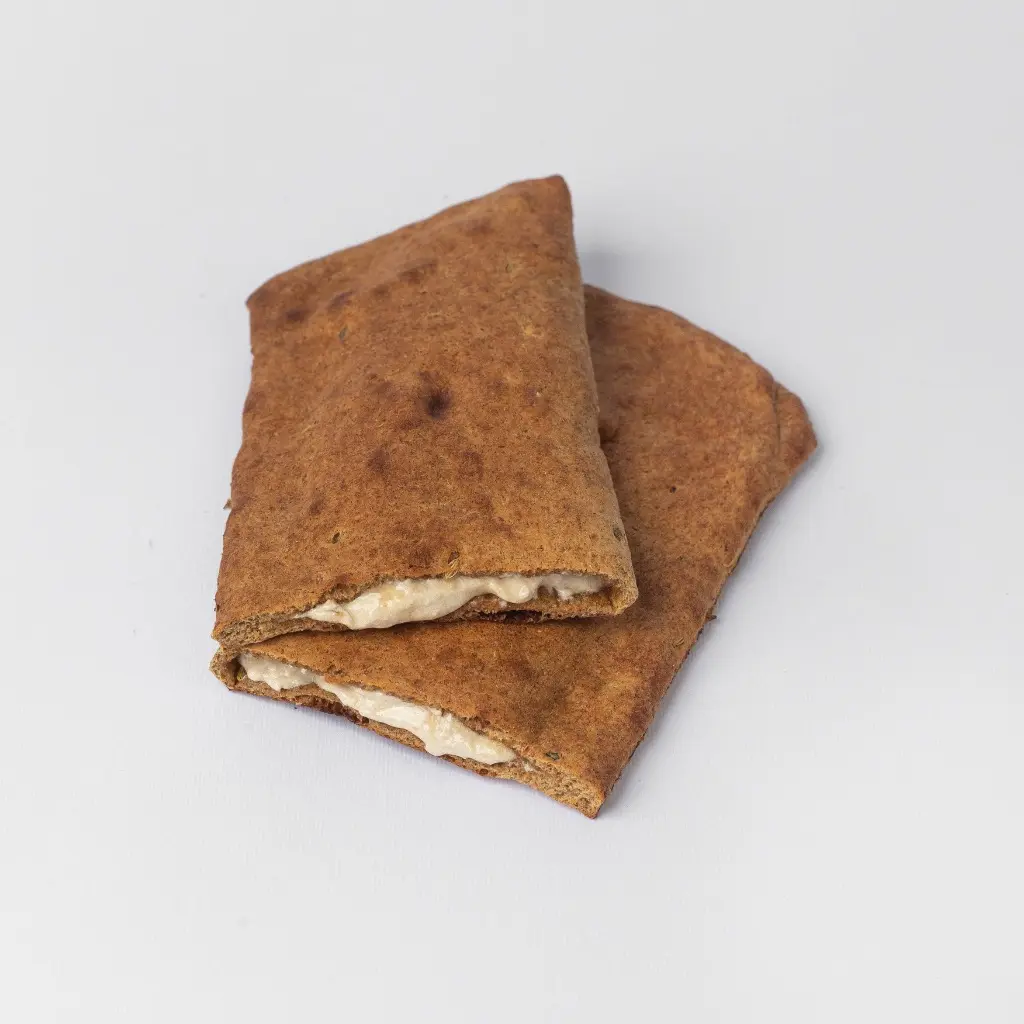 Dates, Halva, and Cream Cheese Red Bread